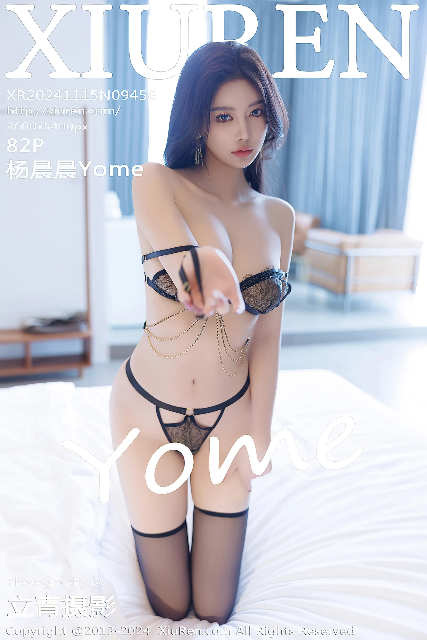 [XiuRen秀人网]No.9456_女神杨晨晨Yome红色连衣短裙+黑色情趣内衣秀丰腴身姿诱惑写真82P-秀人网 - XiuRen.Space